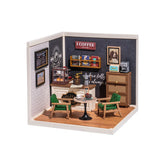 Rolife Super Creator Daily Inspiration Cafe Plastic DIY Miniature House Kit